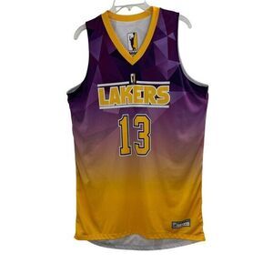 Los Angeles Lakers Reversible Purple and‎ White Jersey #13 Wilt Chamberlain Sz L